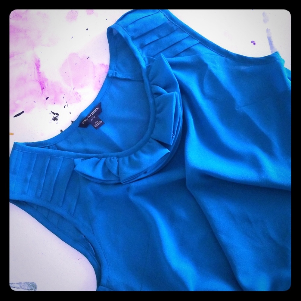 Banana republic cute sleeveless blouse